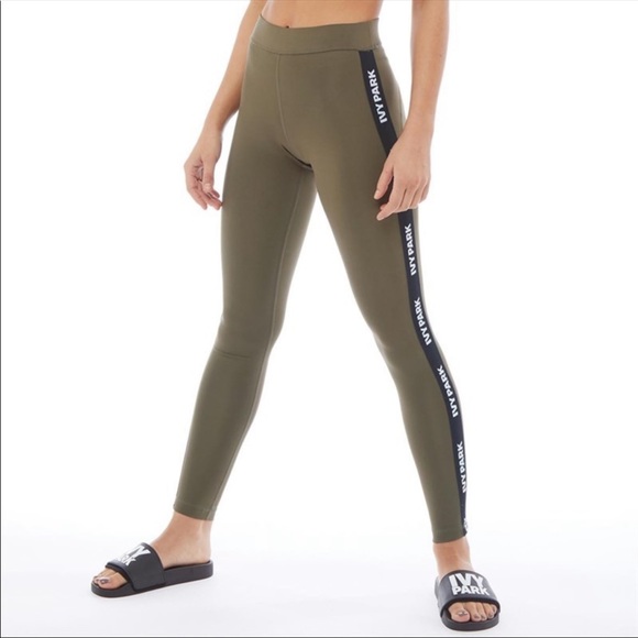 ivy park khaki leggings